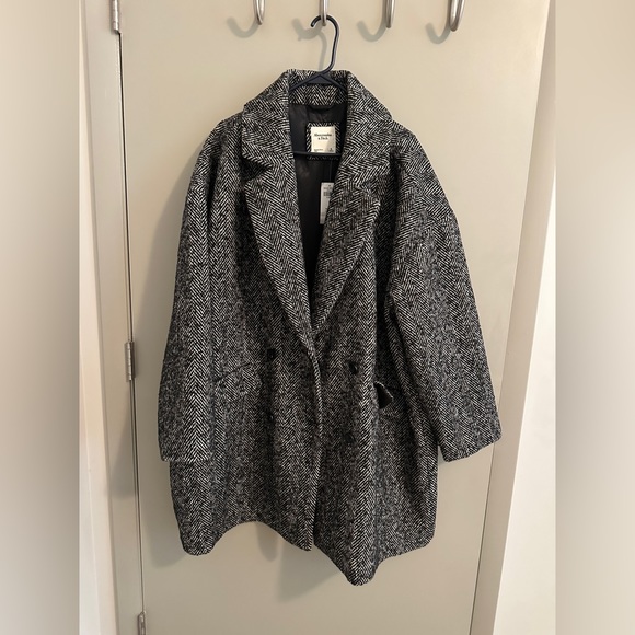 NWT Abercrombie Short Textured Coat XL - Picture 4 of 8